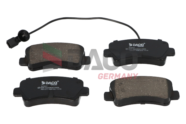 Brake Pad Set, disc brake (323027)