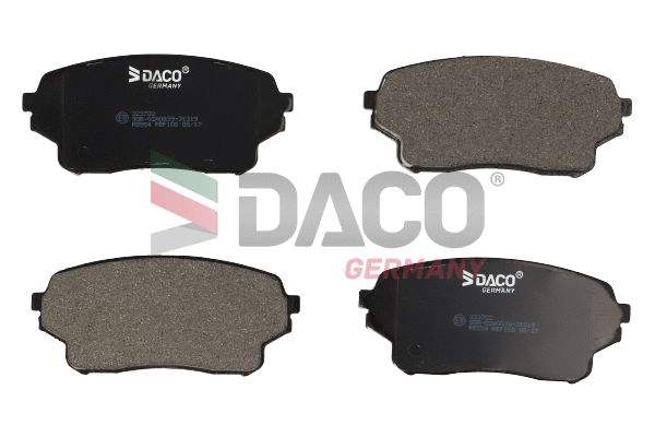 Brake Pad Set, disc brake (323702)