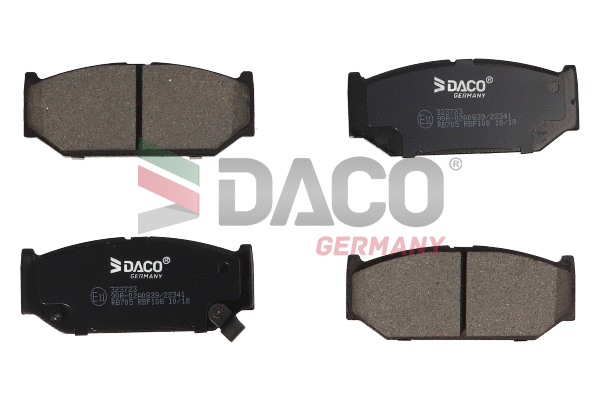 Brake Pad Set, disc brake (323723)