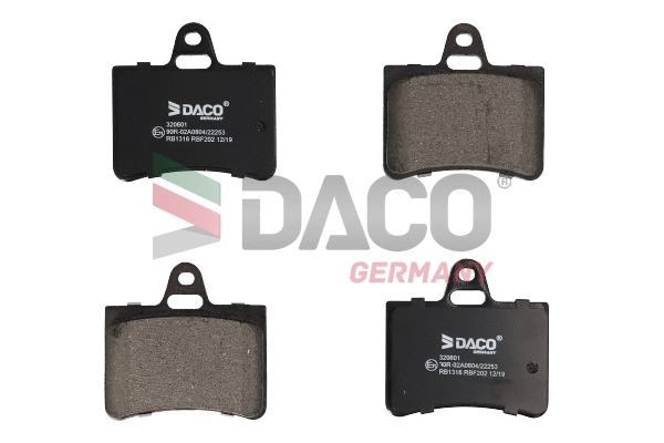 Brake Pad Set, disc brake (320601)