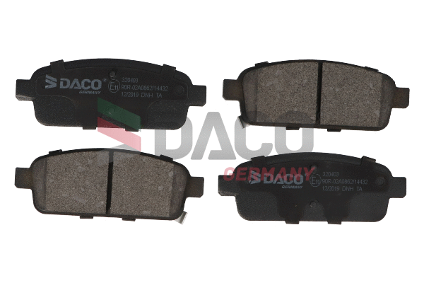 Brake Pad Set, disc brake (320403)