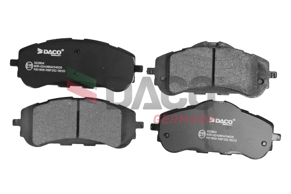 Brake Pad Set, disc brake (322804)