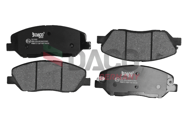 Brake Pad Set, disc brake (321302)