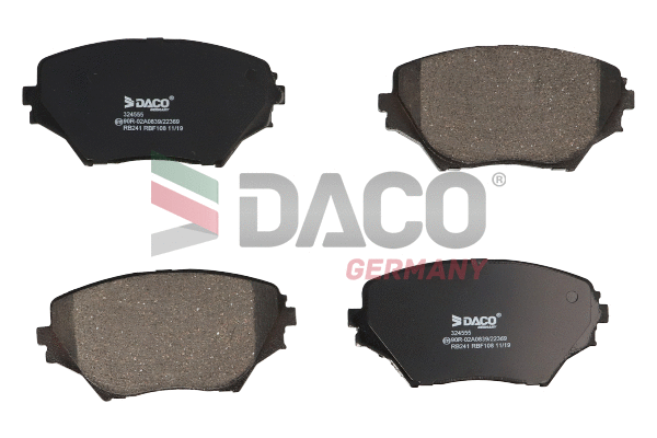 Brake Pad Set, disc brake (324555)
