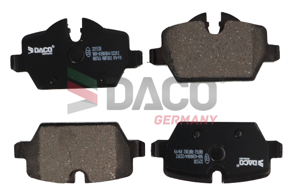 Brake Pad Set, disc brake (321530)
