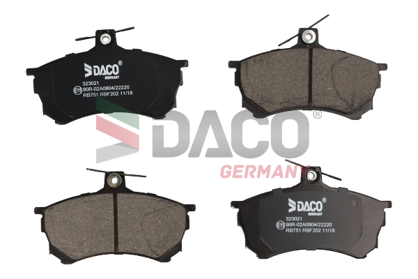 Brake Pad Set, disc brake (323021)