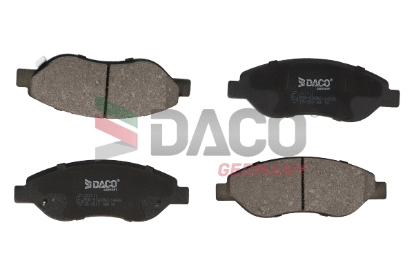 Brake Pad Set, disc brake (322711)