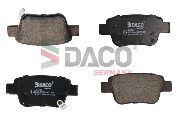 Brake Pad Set, disc brake (324563)