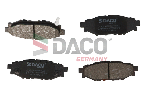 Brake Pad Set, disc brake (323634)