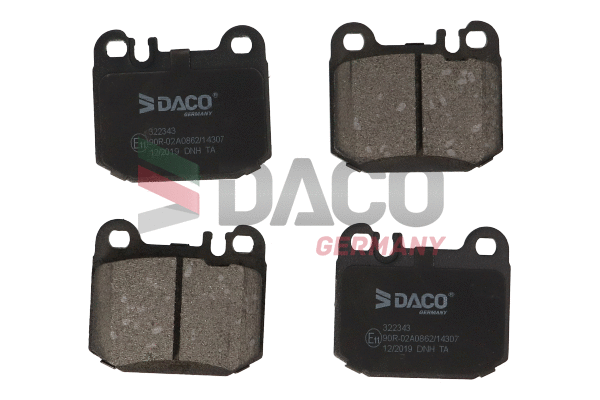 Brake Pad Set, disc brake (322343)
