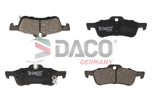 Brake Pad Set, disc brake (323910)