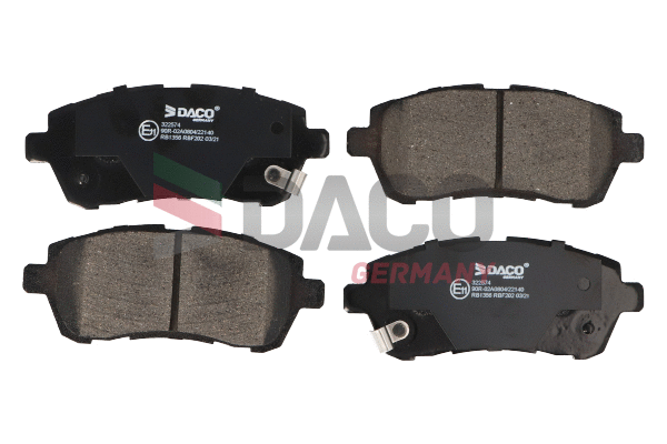 Brake Pad Set, disc brake (322574)