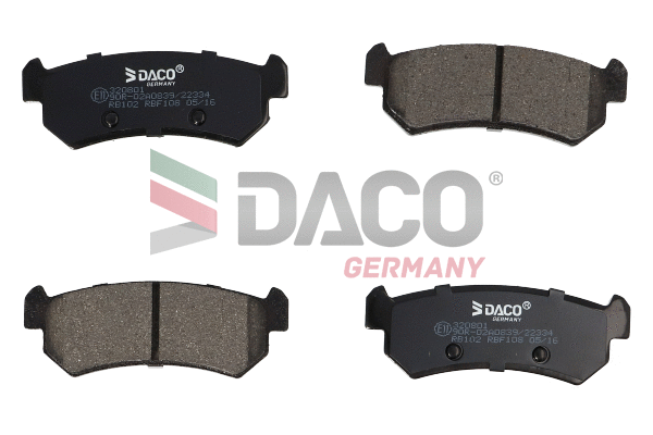 Brake Pad Set, disc brake (320801)