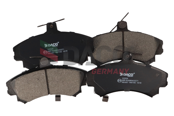 Brake Pad Set, disc brake (322524)