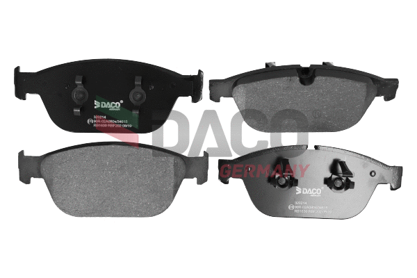 Brake Pad Set, disc brake (320214)