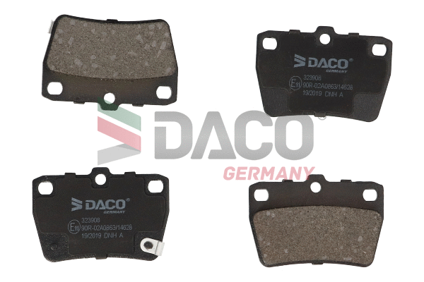 Brake Pad Set, disc brake (323908)