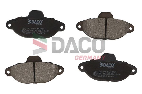 Brake Pad Set, disc brake (322335)