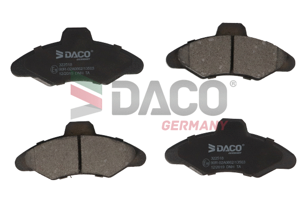 Brake Pad Set, disc brake (322518)