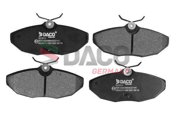 Brake Pad Set, disc brake (321511)