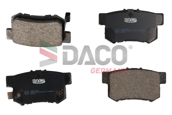 Brake Pad Set, disc brake (322635)