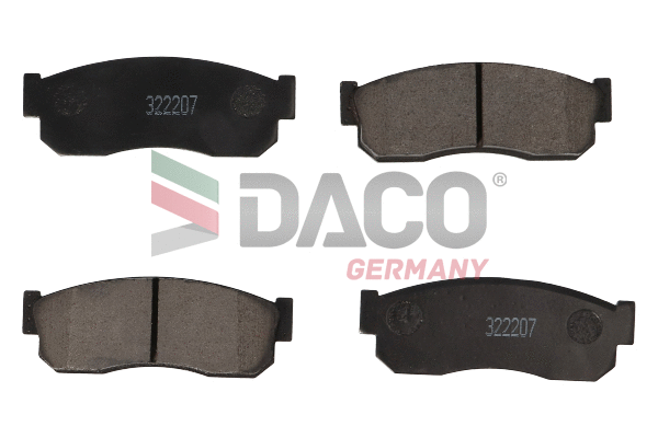 Brake Pad Set, disc brake (322207)