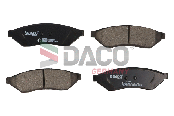 Brake Pad Set, disc brake (325006)