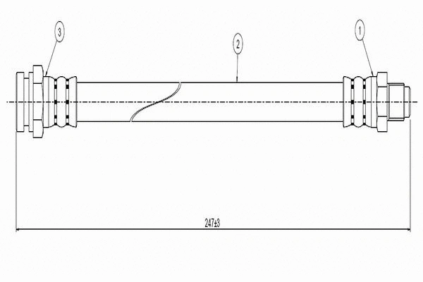 Brake Hose (C900 073A)