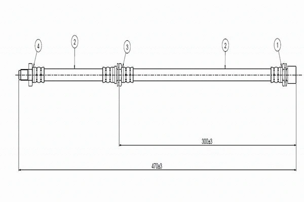 Brake Hose (C800 810A)