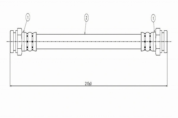 Brake Hose (C800 296A)