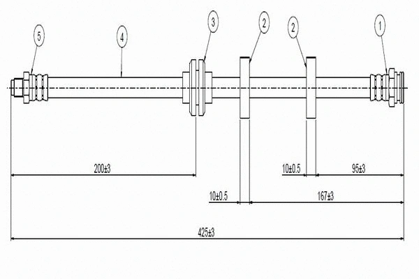 Brake Hose (C800 556A)
