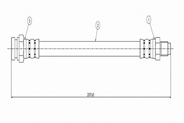 Brake Hose (C800 155A)