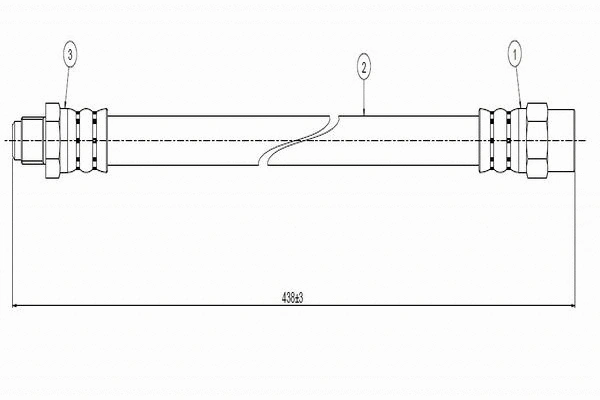 Brake Hose (C800 527A)