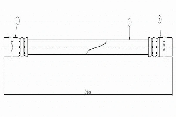 Brake Hose (C800 471A)