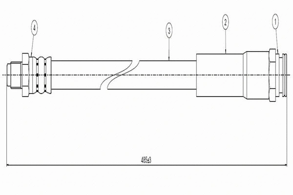 Brake Hose (C800 479A)
