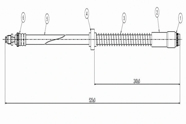 Brake Hose (C800 532B)
