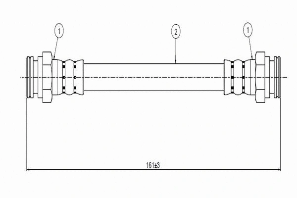 Brake Hose (C800 435A)