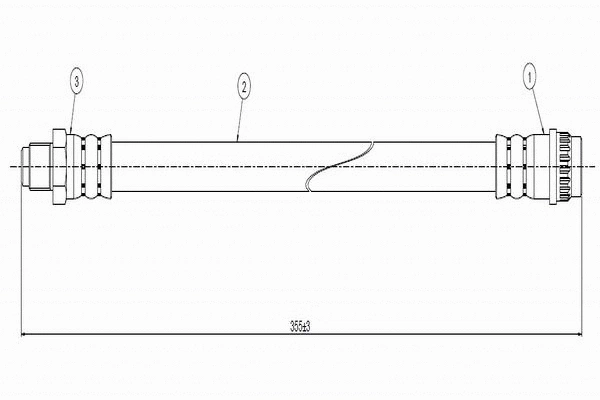 Brake Hose (C800 253A)