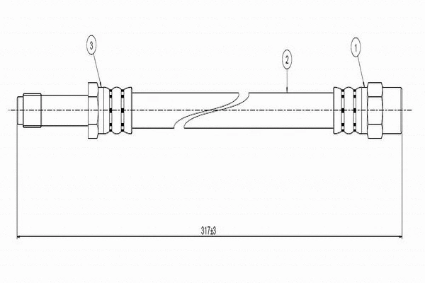 Brake Hose (C800 365A)