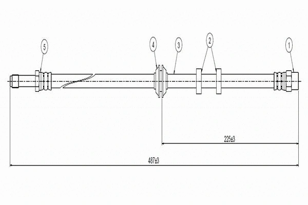 Brake Hose (C800 429A)