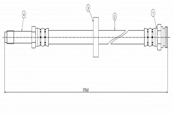 Brake Hose (C800 089A)