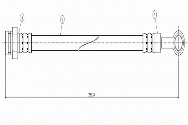 Brake Hose (C800 341A)