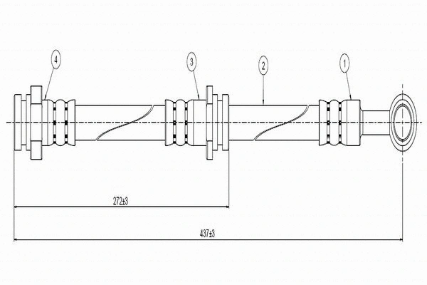 Brake Hose (C800 771A)