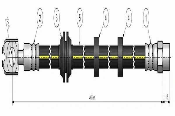 Brake Hose (C900 426A)