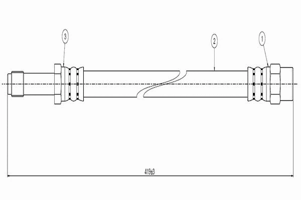 Brake Hose (C900 008A)