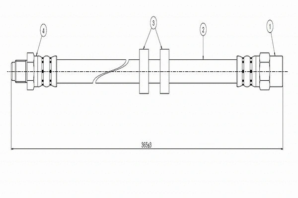 Brake Hose (C800 461B)