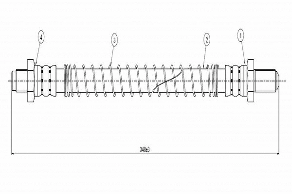 Brake Hose (C900 039A)