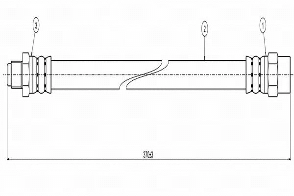 Brake Hose (C800 112A)