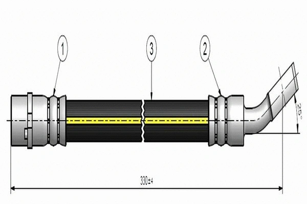 Brake Hose (C900 536A)