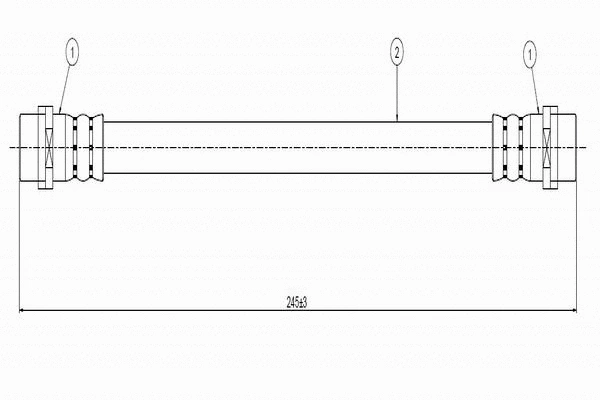 Brake Hose (C800 064A)