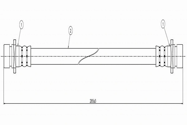 Brake Hose (C800 687A)
